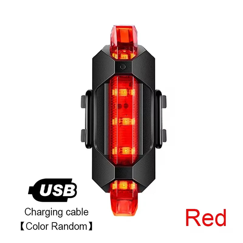 USB Rechargeable Bike Headlight & Taillight Set