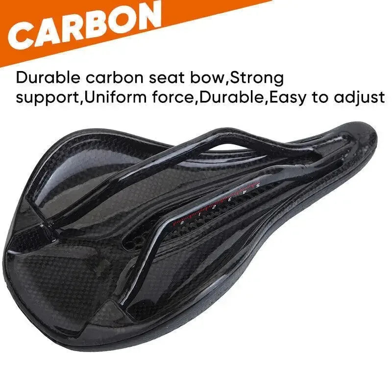 Bucklos Carbon 3D Printed Bicycle Saddle – 143mm/155mm Road & Mountain Bike