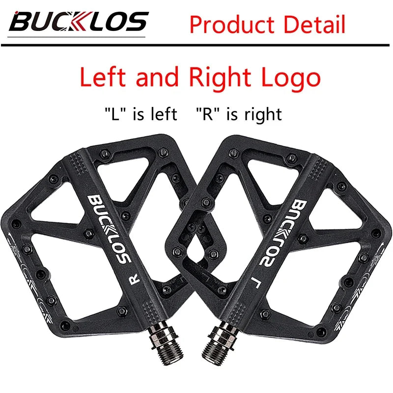 BUCKLOS Ultralight Anti-Slip MTB Bike Pedals