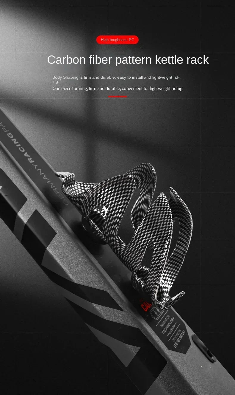 Ultra Lightweight Full Carbon Fibre Bike Bottle Cage — Road & MTB