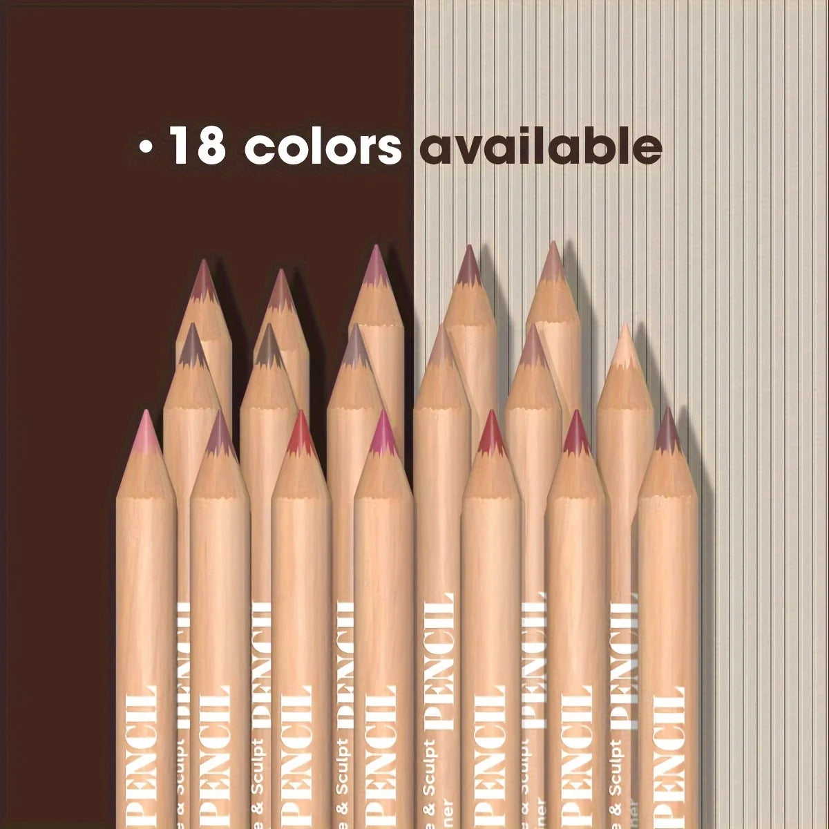 6-Piece Velvet Matte Lip Liner Pencil Set – Long-Lasting Waterproof for All Skin Tones
