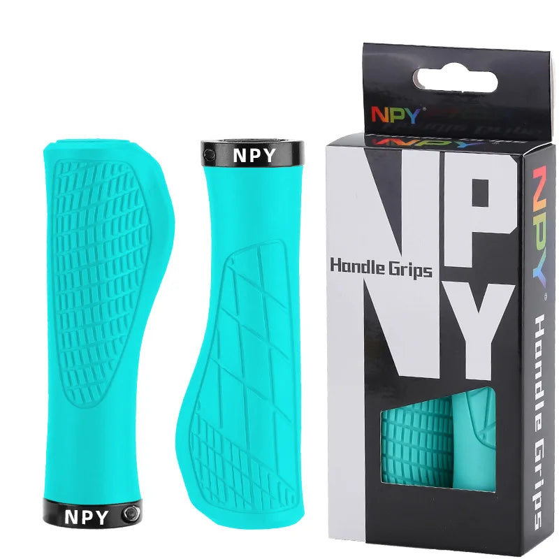 Lock-On MTB Handlebar Grips — Soft Rubber Non-Slip