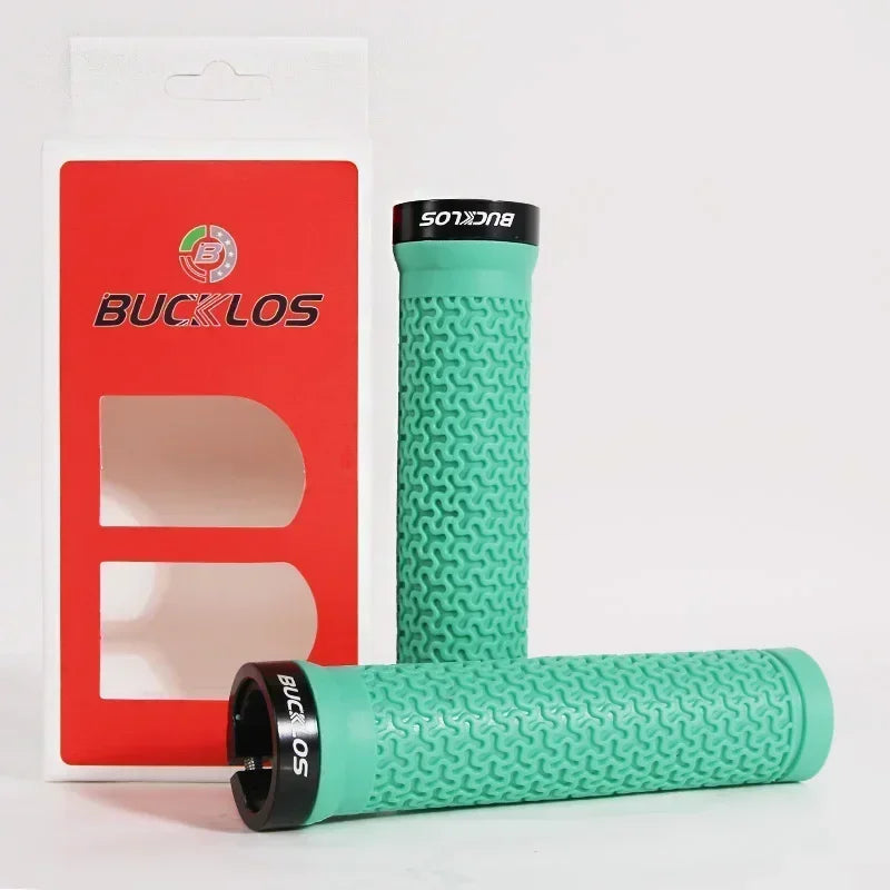 BUCKLOS Lock-On MTB Handlebar Grips — Anti-Slip Rubber