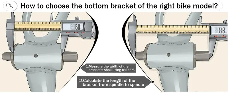 BUCKLOS Square Taper Bottom Bracket — BB68 / BB100 Threaded CNC