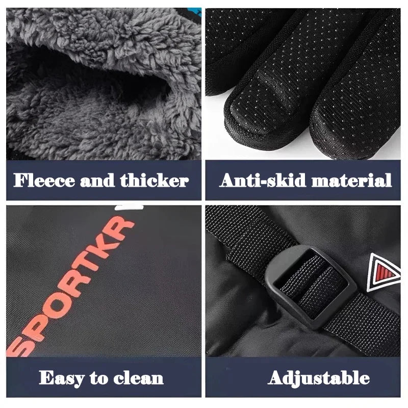 Winter Cycling Gloves – Waterproof Anti-Slip Warm Unisex Outdoor Sports