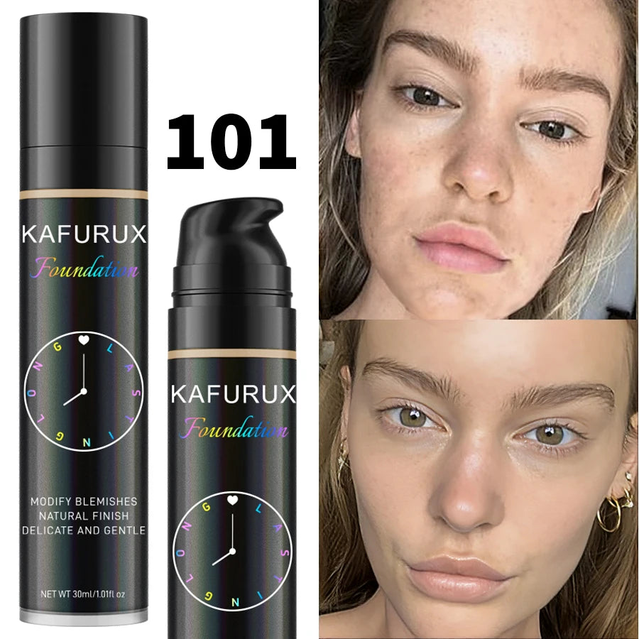 8-Shade Waterproof Liquid Foundation — Full Coverage