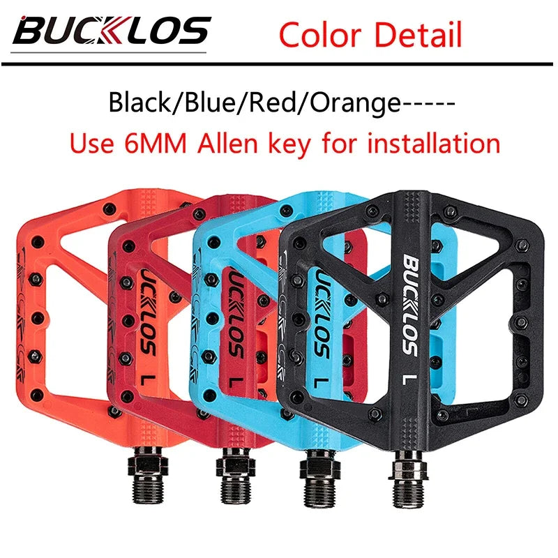 BUCKLOS Ultralight Anti-Slip MTB Bike Pedals
