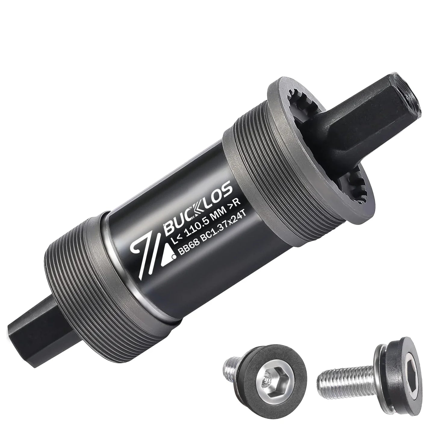 BUCKLOS Square Taper Bottom Bracket — BB68 / BB100 Threaded CNC
