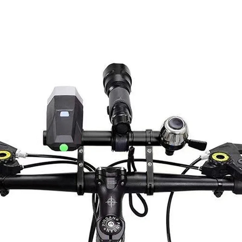 Aluminium Alloy Bicycle Handlebar Extender — 20cm Front Light Bracket
