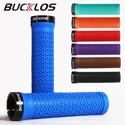 BUCKLOS Lock-On MTB Handlebar Grips — Anti-Slip Rubber