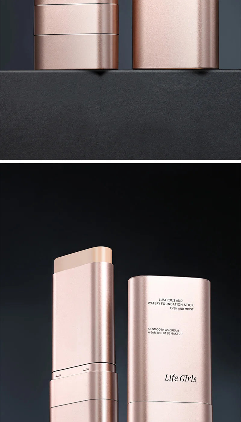 Hydrating Rotary Foundation Stick with Built-In Brush