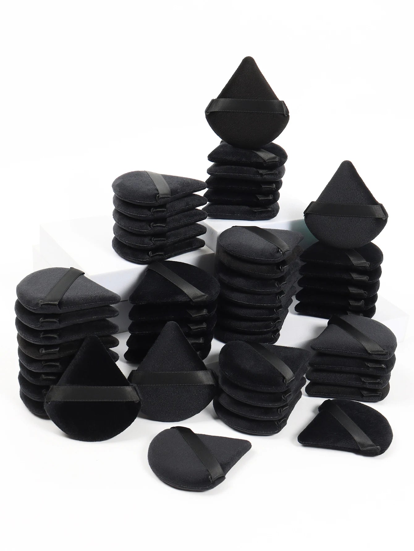 Triangle Velvet Powder Puff — Foundation Makeup Sponge