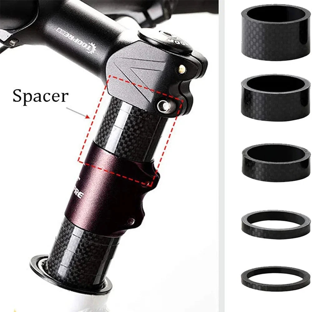 Carbon Fibre MTB Headset Spacer Set (5pcs)