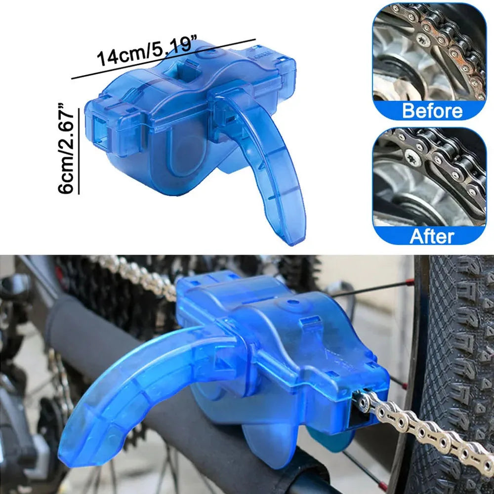 MTB Bike Chain Cleaner & Brush Tool Set