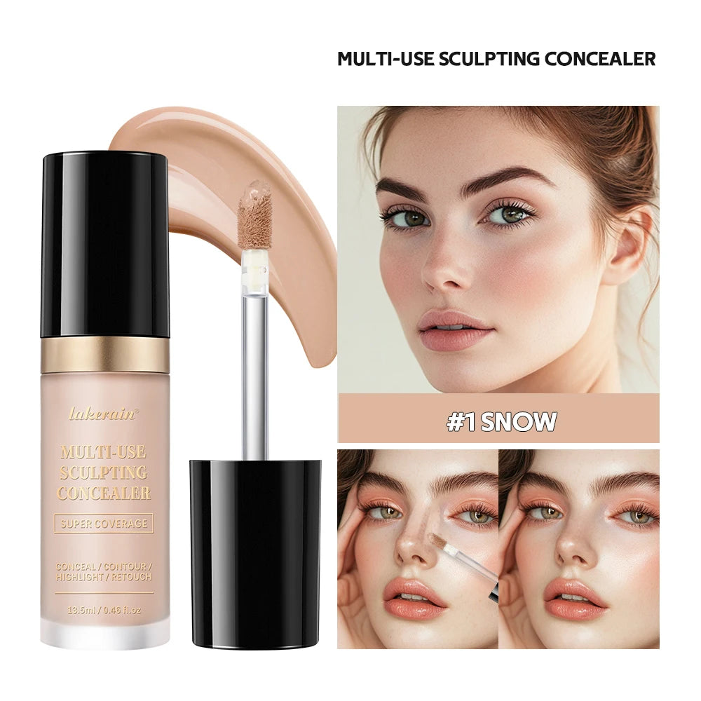 Matte Foundation & Concealer — Full Coverage, Oil-Free